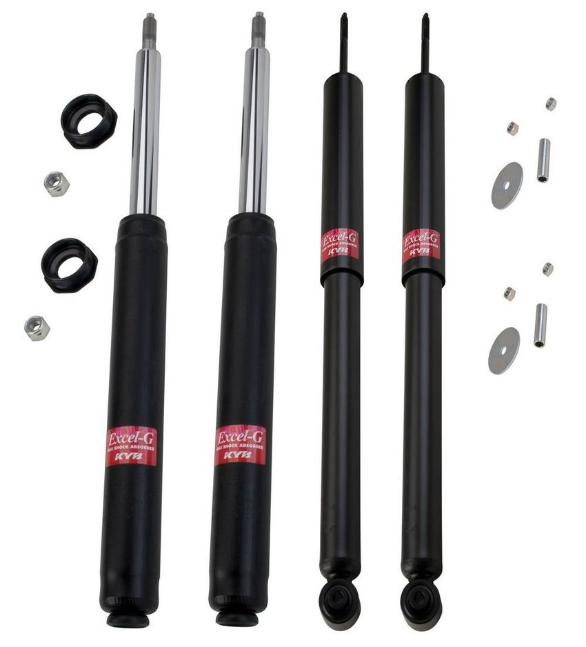 SAAB Suspension Strut and Shock Absorber Assembly Kit - Front and Rear (Excel-G) 5056858 - KYB 2871728KIT